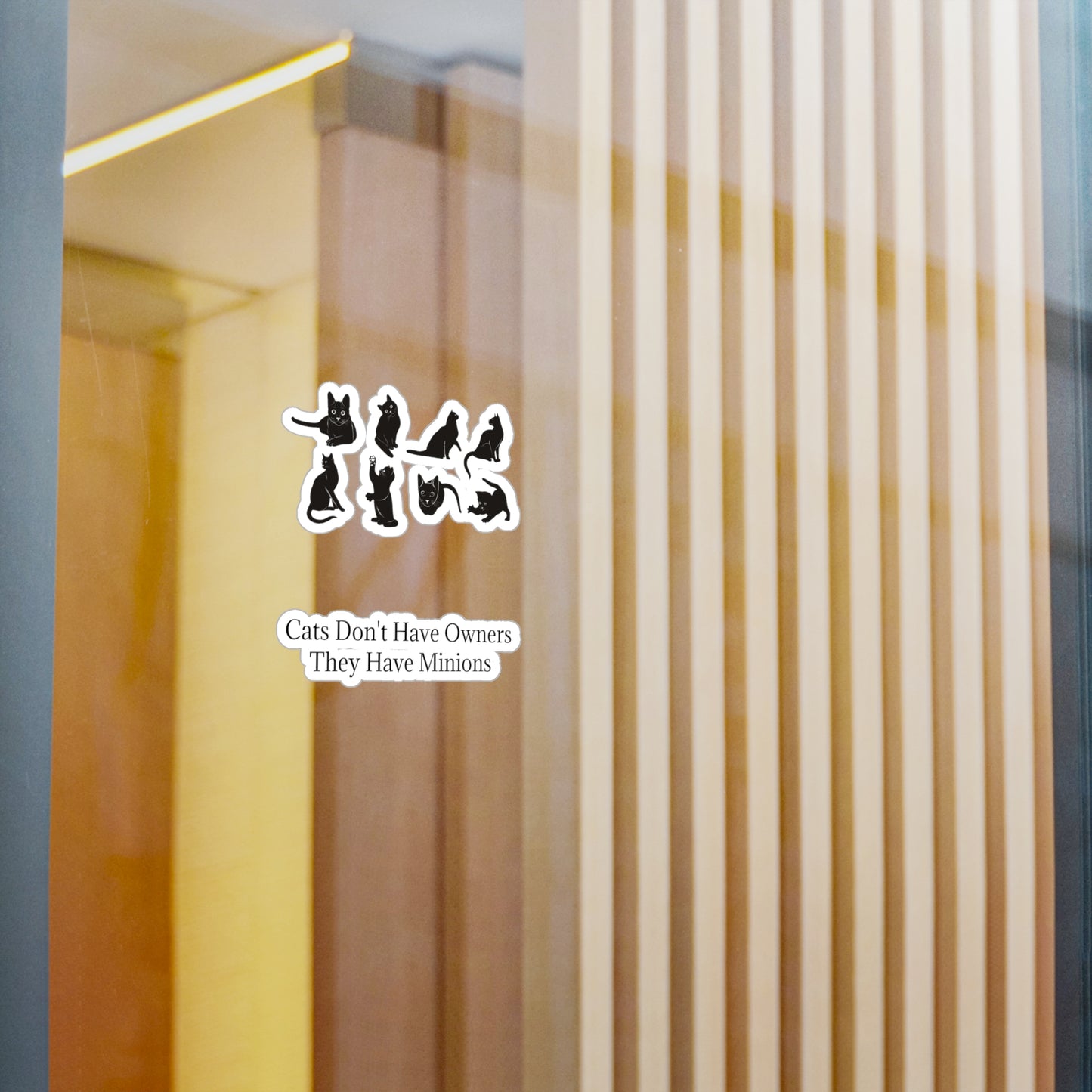 Cat Minions Vinyl Decal