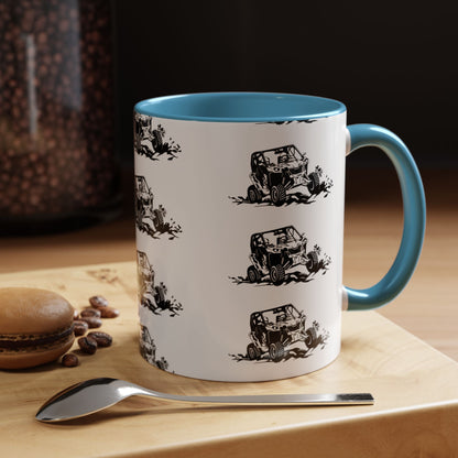 Slingin' Mud Side By Side 2-Tone Coffee Mug
