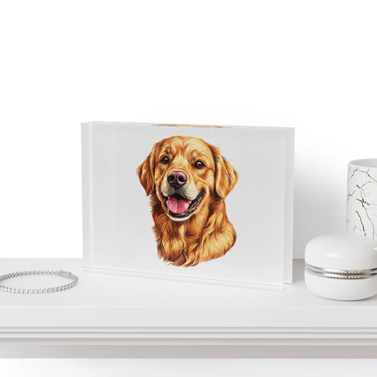 Golden Head Acrylic Photo Block