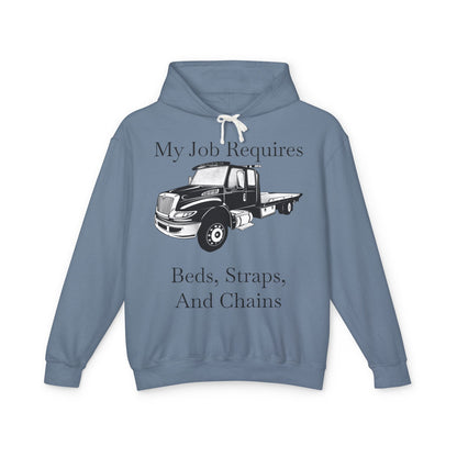 Beds, Straps, And Chains Unisex Lightweight Hoodie