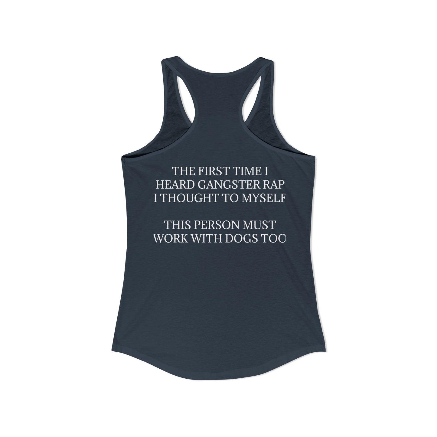 Gangster Rap Women's Racerback Tank