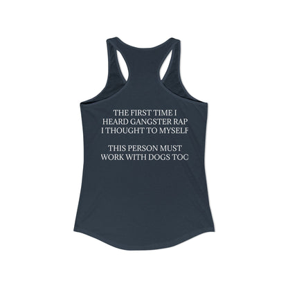 Gangster Rap Women's Racerback Tank