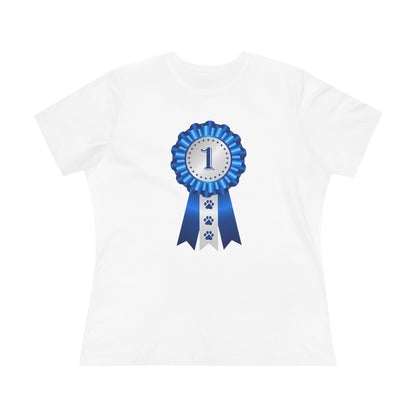 Show Ribbon Women's Short Sleeve Crewneck Tee