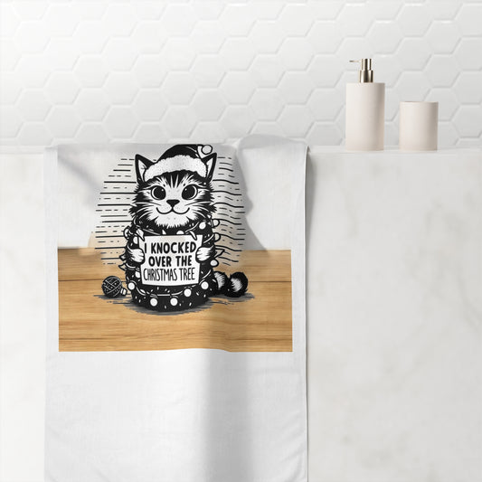 Naughty Cat Mink-Cotton  Beach Towel