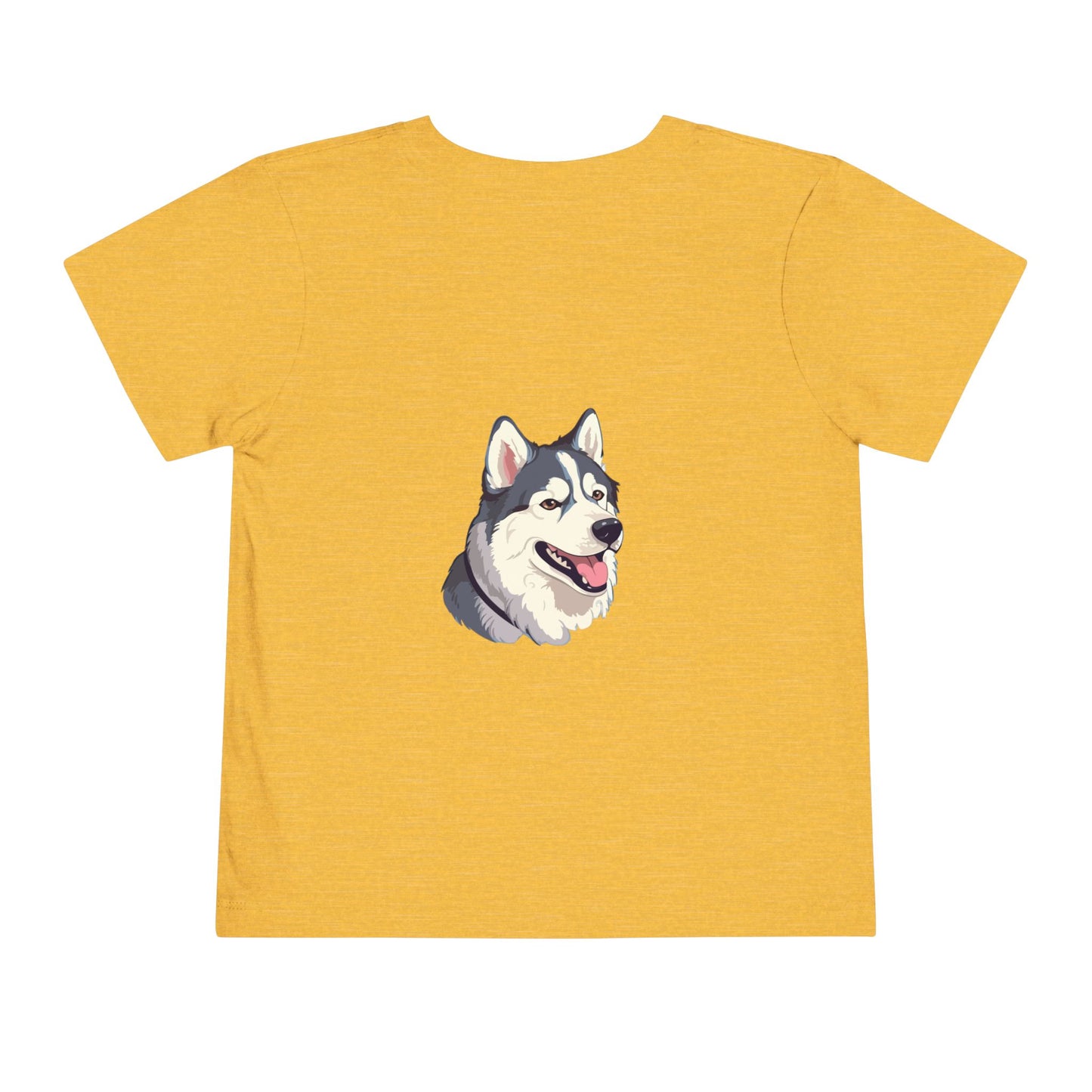 Malamute Head Toddler Unisex Short Sleeve Crewneck Tee