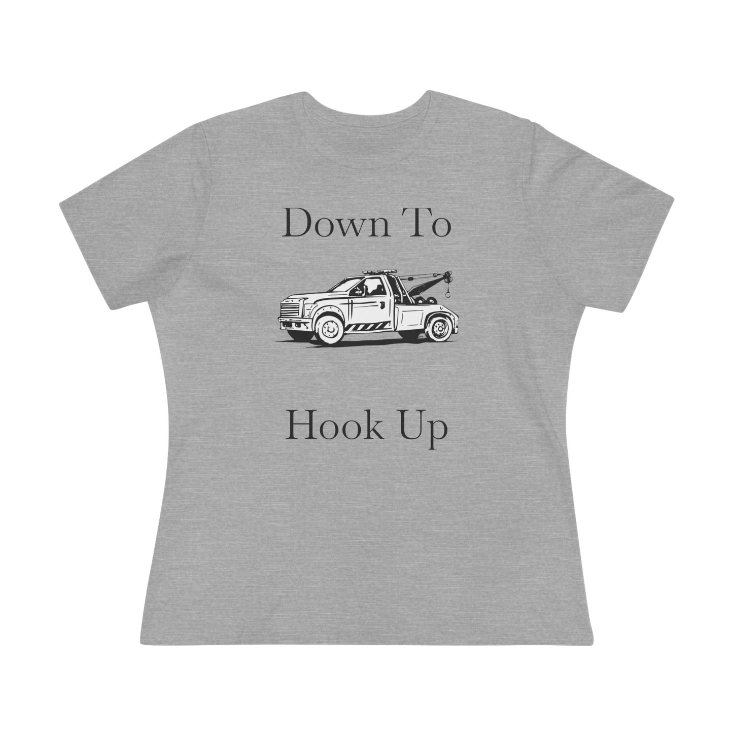 Down To Hook Up Women's Short Sleeve Crewneck Tee