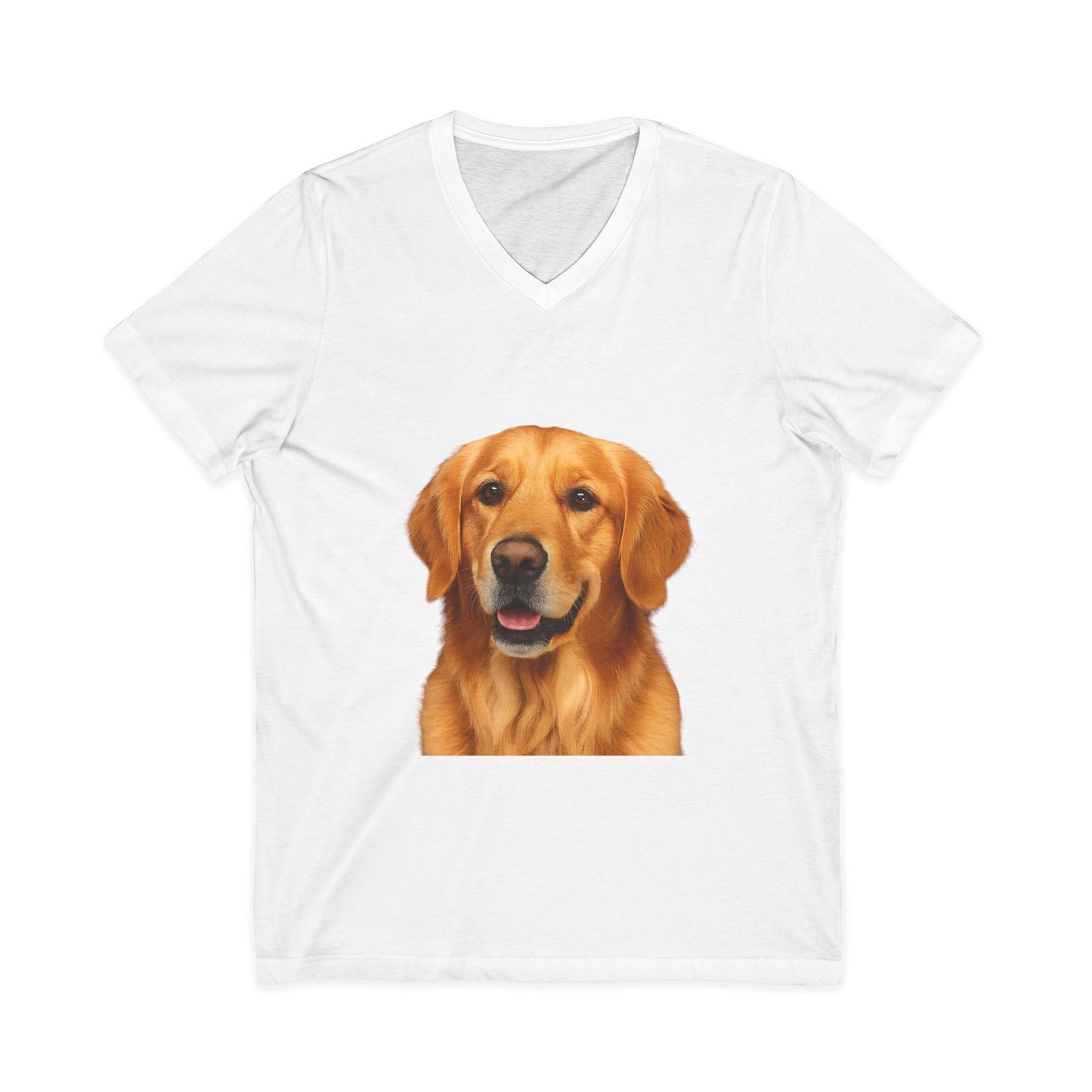 Golden Head Unisex Short Sleeve V-Neck Tee