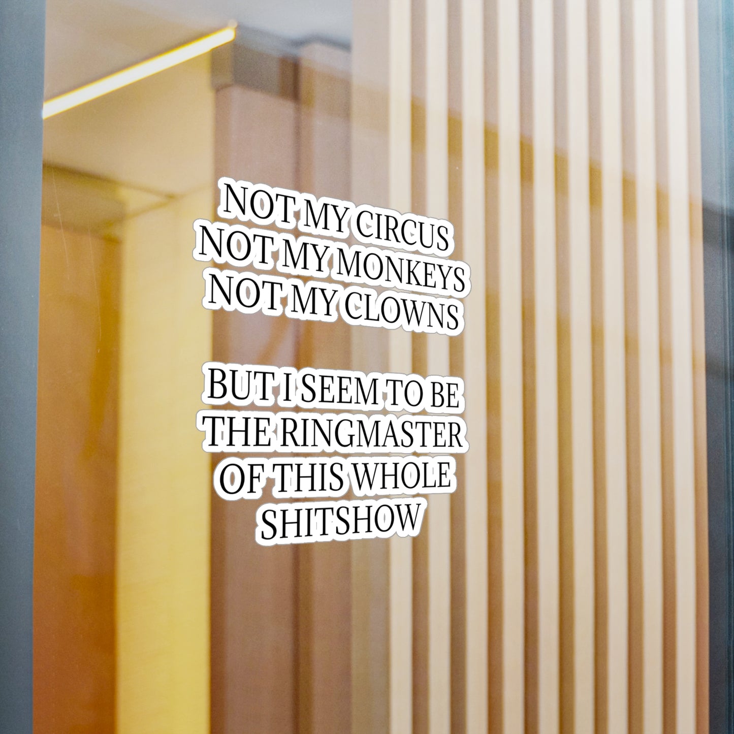 Ringmaster Vinyl Decal