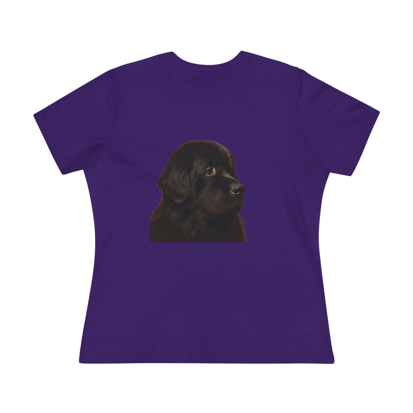 Newfie Head Women's Short Sleeve Crewneck Tee