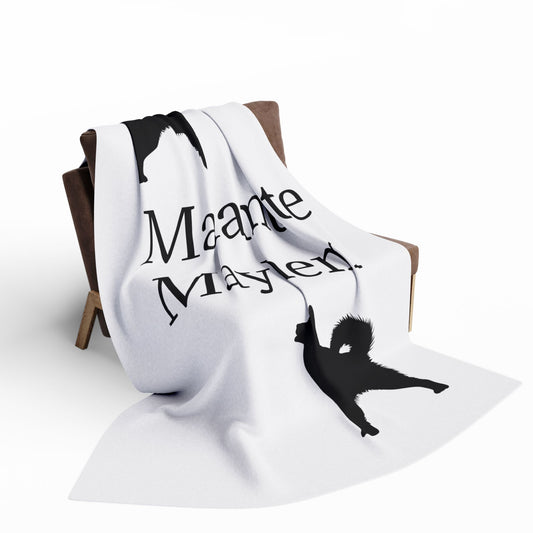 Malamute Mayhem Arctic Fleece Blanket