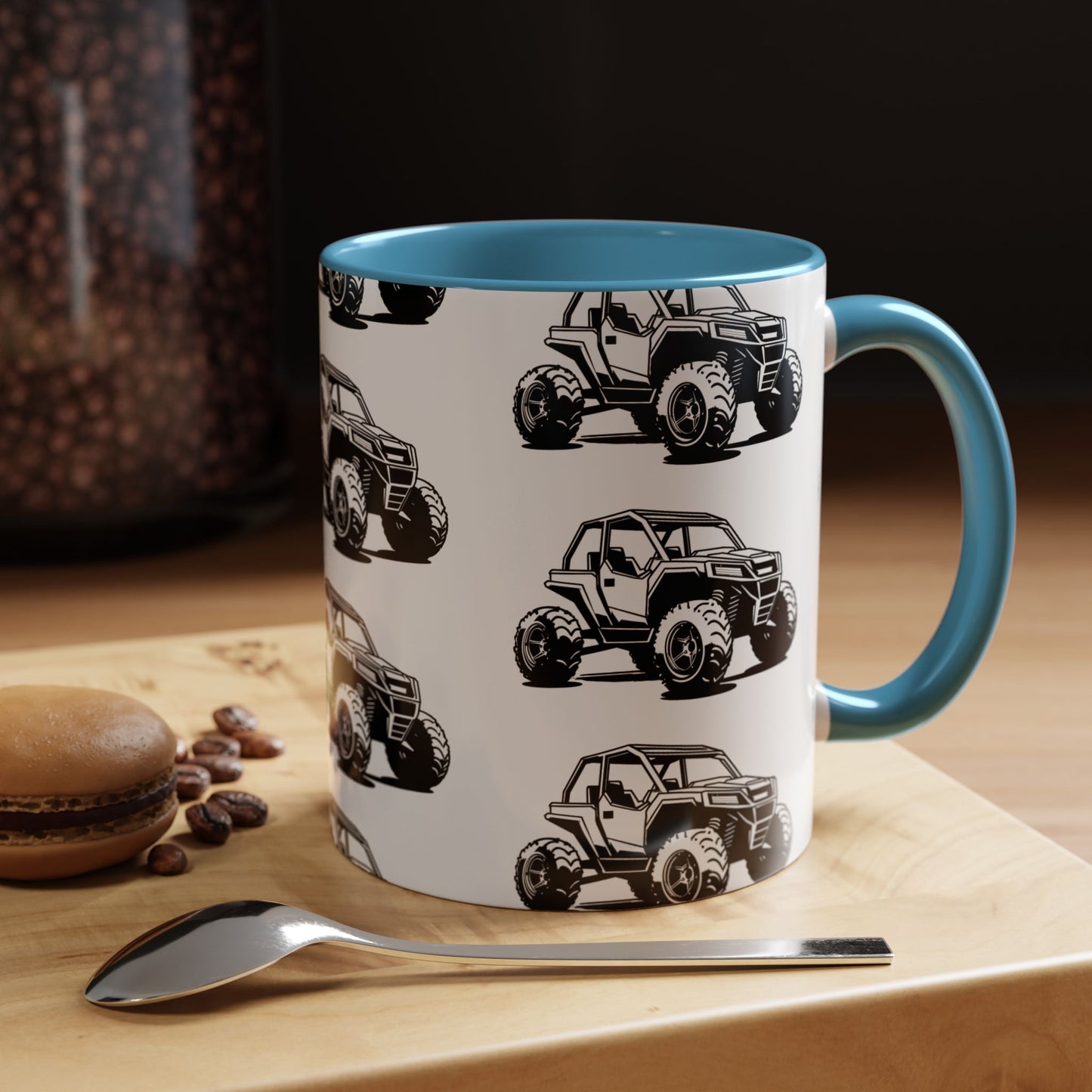 Off The Beaten Path Side By Side 2-Tone Coffee Mug
