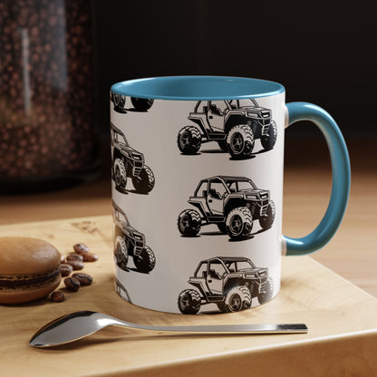 Off The Beaten Path Side By Side 2-Tone Coffee Mug