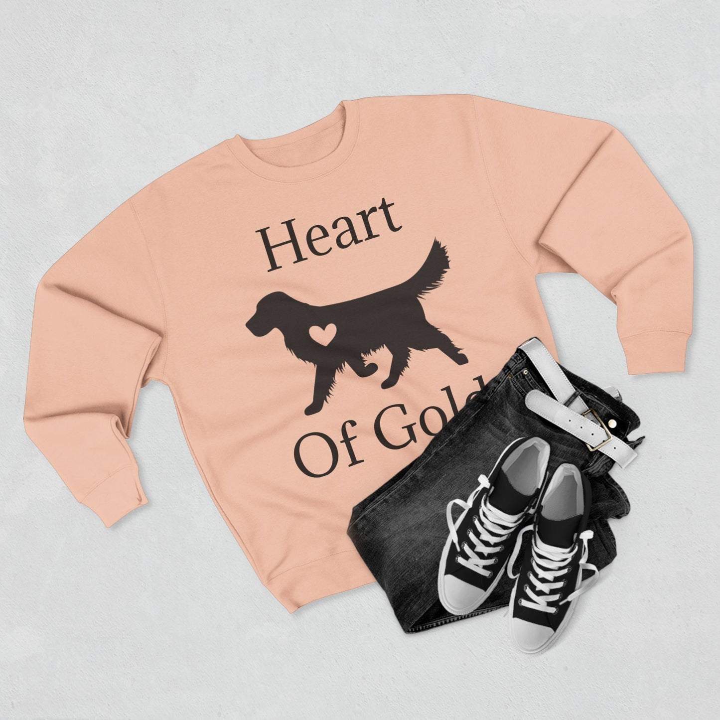Heart Of Gold Unisex Crewneck Sweatshirt