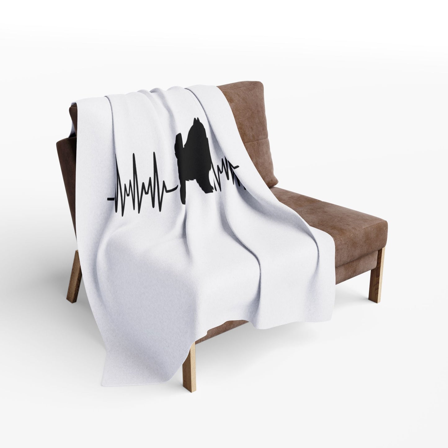 My Heart Beats For Samoyeds Arctic Fleece Blanket