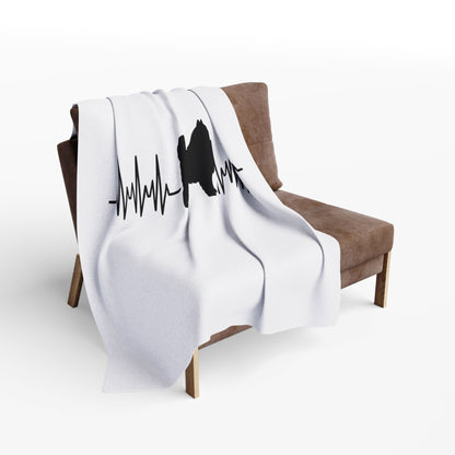 My Heart Beats For Samoyeds Arctic Fleece Blanket