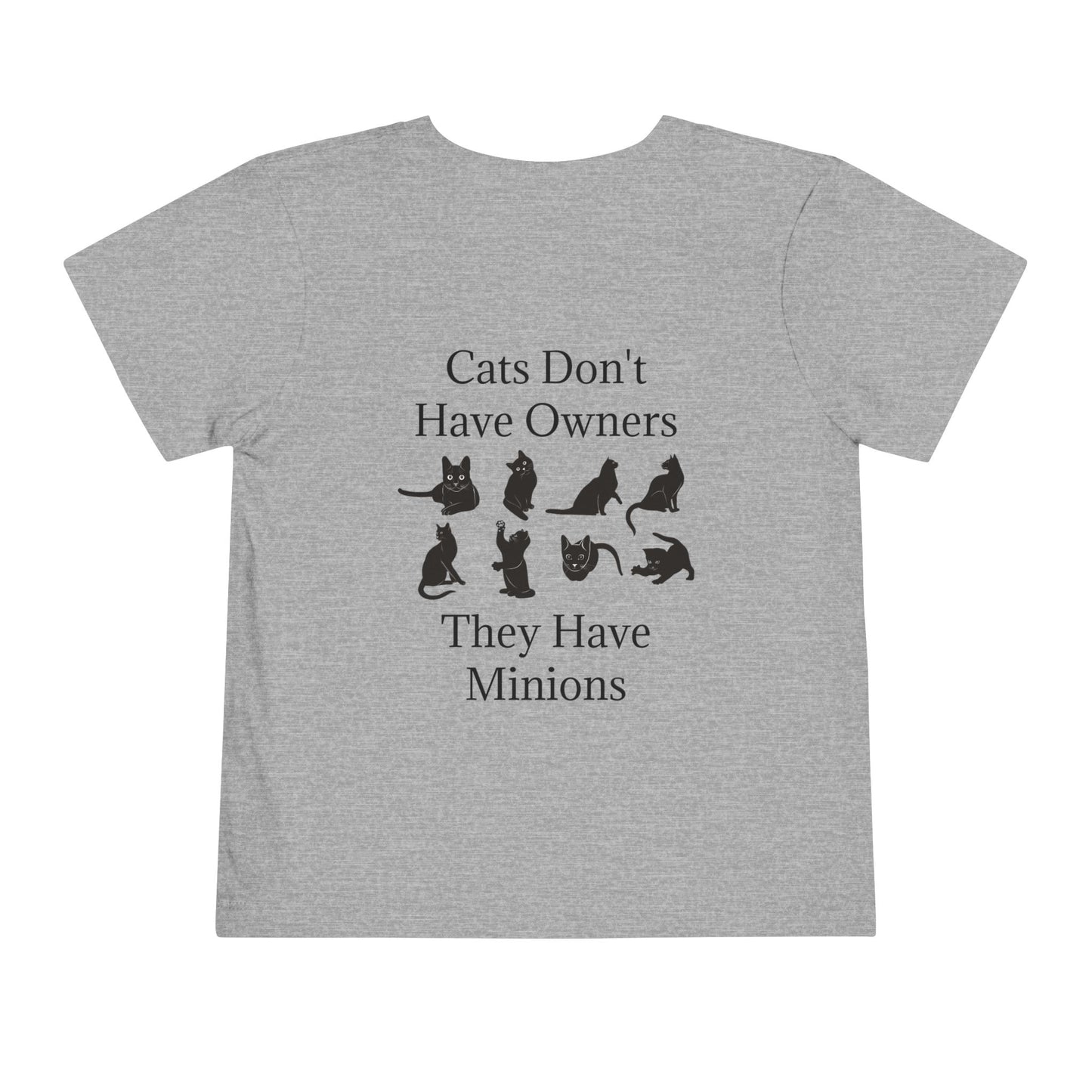 Cat Minions Toddler Unisex Short Sleeve Crewneck Tee