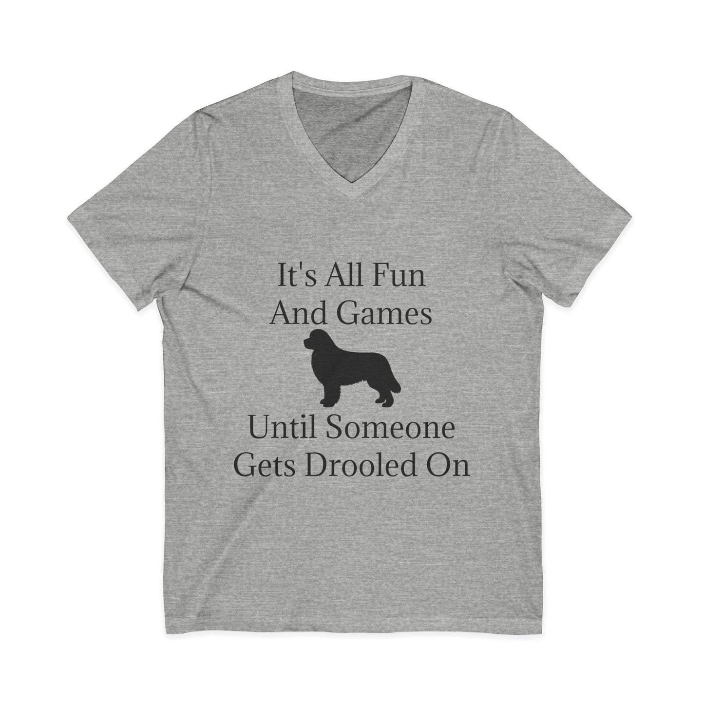 Fun And Games Unisex Short Sleeve V-Neck Tee