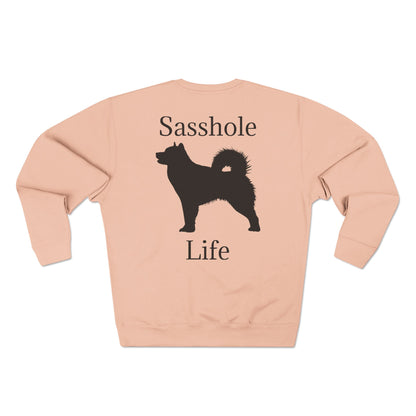 Sasshole Life Unisex Crewneck Sweatshirt