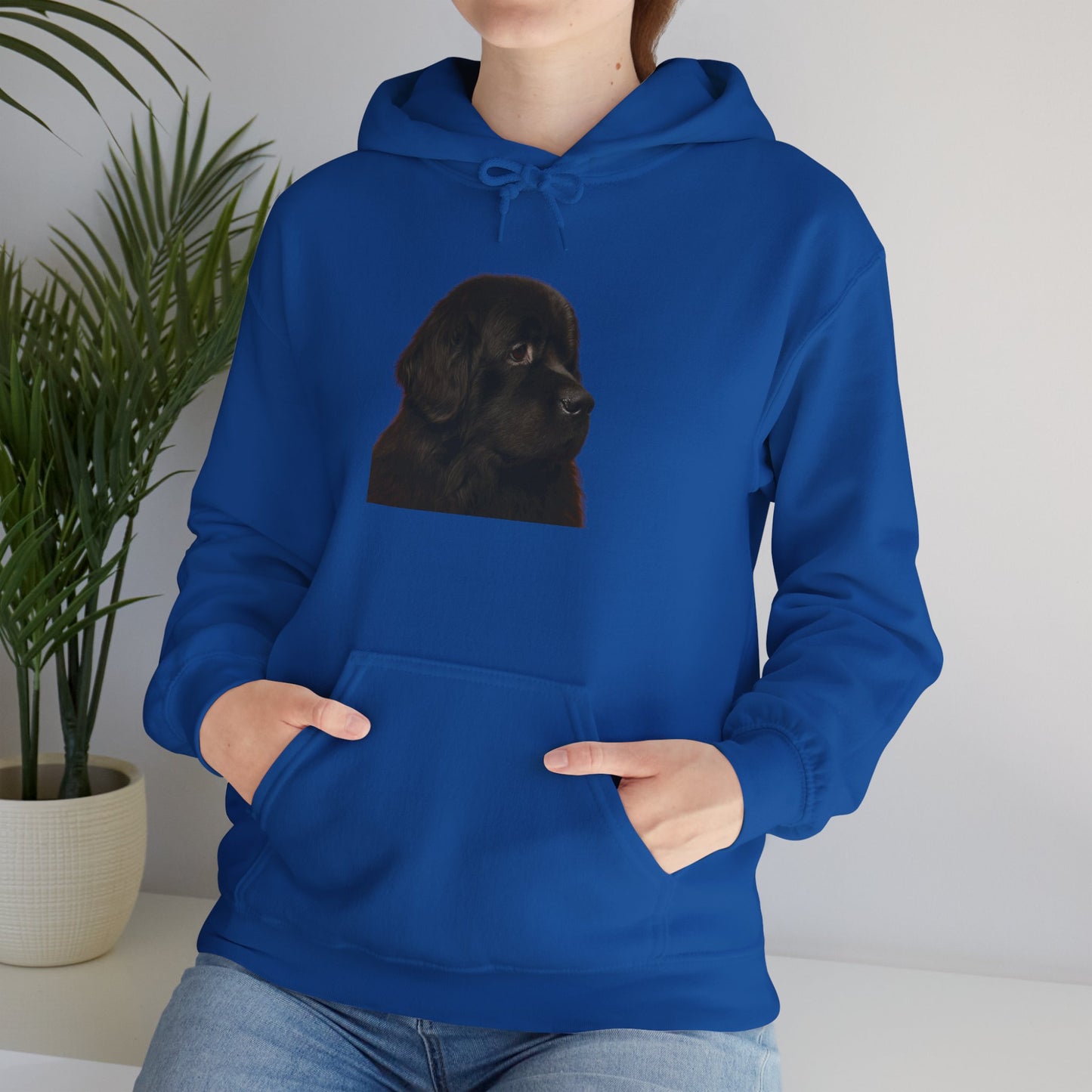 Newfie Head Unisex Hoodie