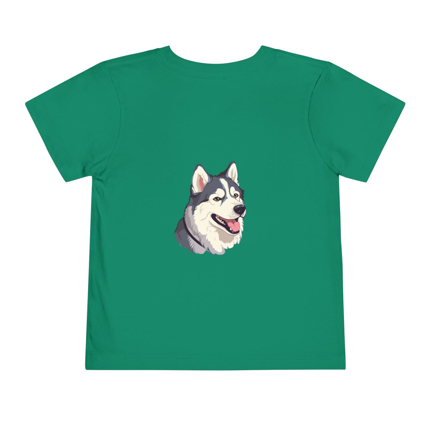 Malamute Head Toddler Unisex Short Sleeve Crewneck Tee