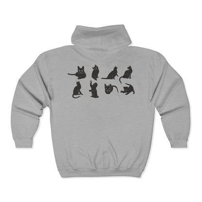 Cats Unisex Full Zip Hoodie