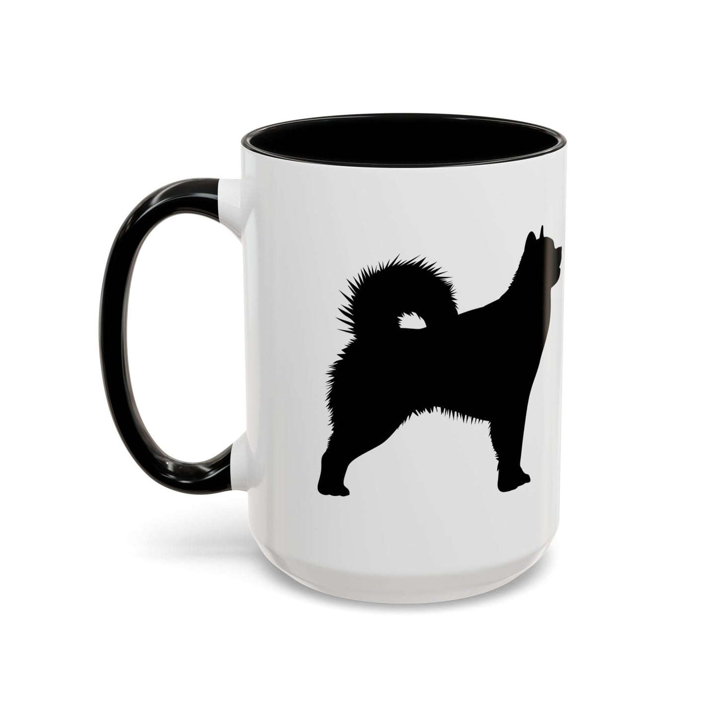Malamute Silhouette 2-Tone Coffee Mug