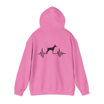 My Heart Beats For Dobermans Unisex Hoodie