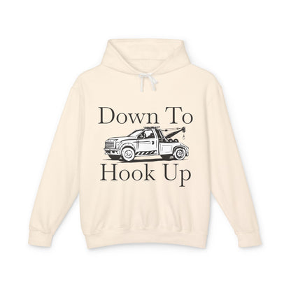Down To Hook Up Unisex Lightweight Hoodie