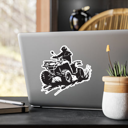 Slingin' Mud Quad Vinyl Decal