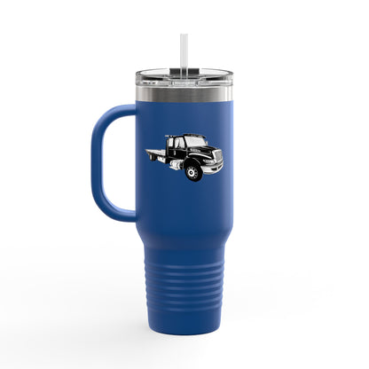 Flatbed Tow Truck Insulated Travel Mug
