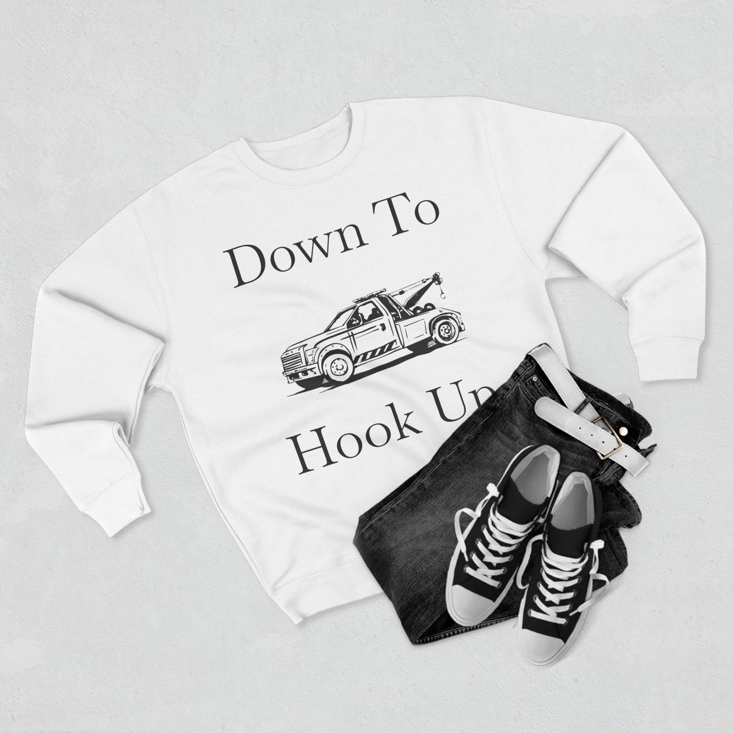 Down To Hook Up Unisex Crewneck Sweatshirt