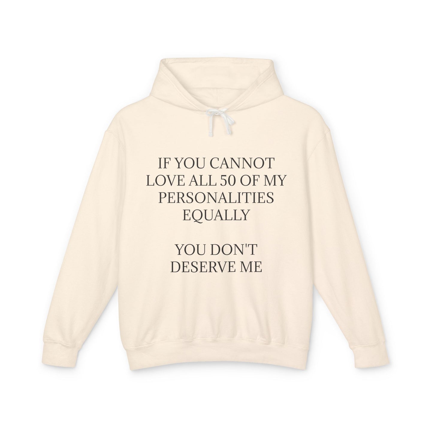 50 Personalities Unisex Lightweight Hoodie