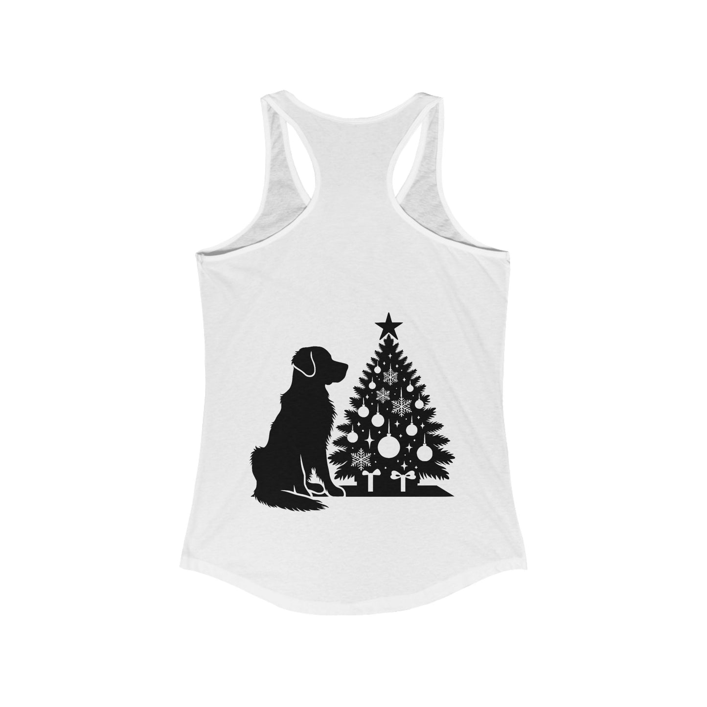 Golden Christmas Tree Women's Racerback Tank