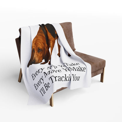 Tracking You Arctic Fleece Blanket