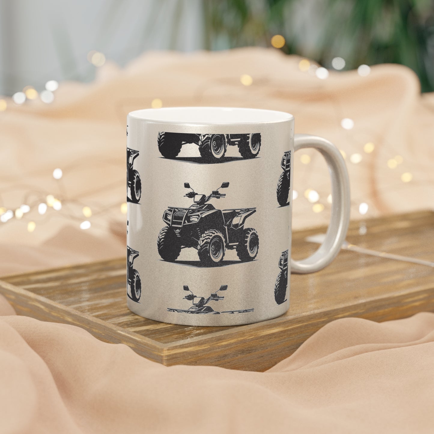 Off The Beaten Path Quad Metallic Coffee Mug