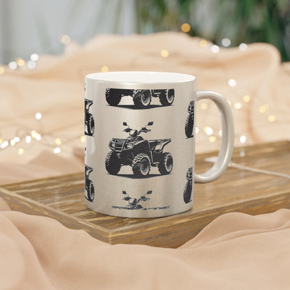 Off The Beaten Path Quad Metallic Coffee Mug
