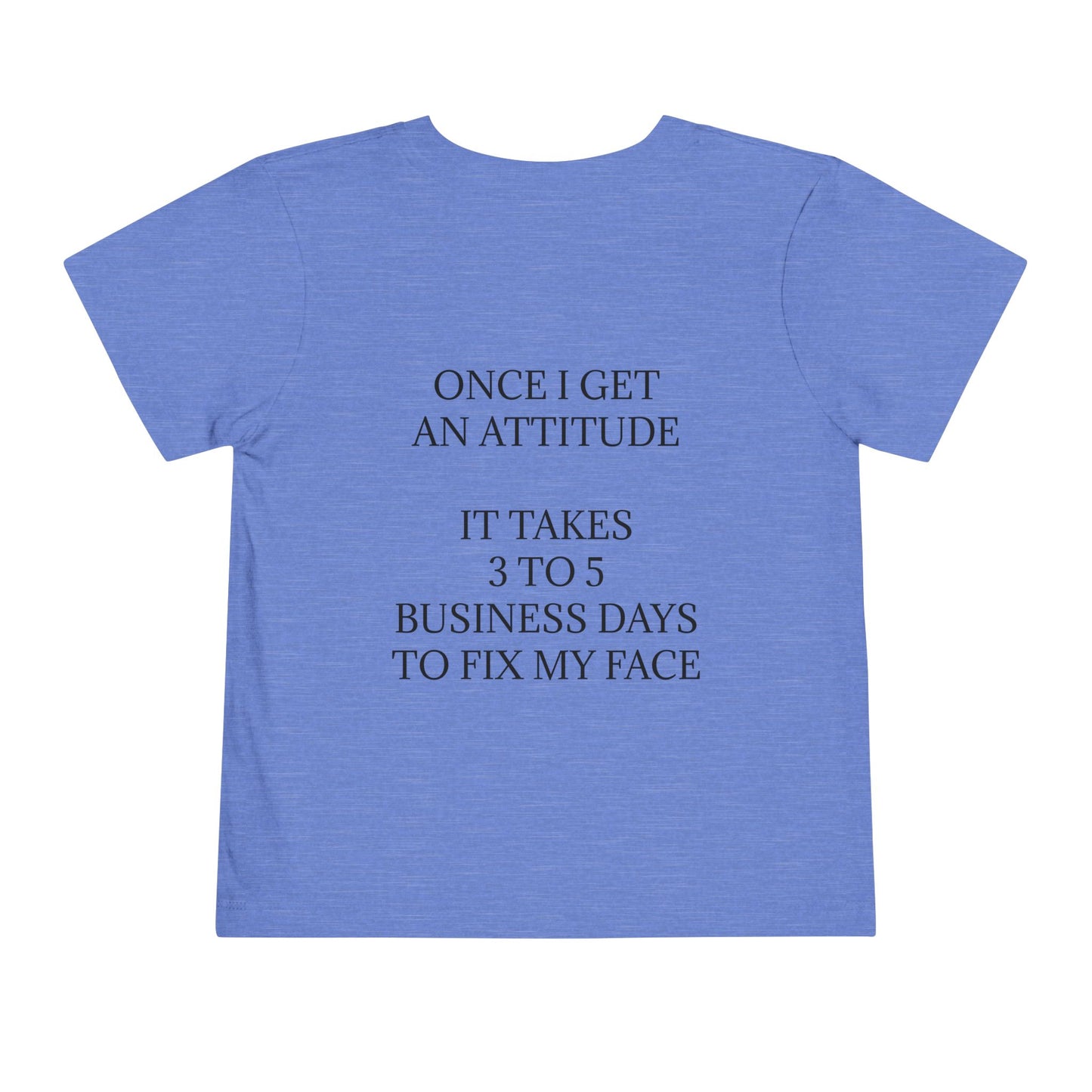 Fix My Face Toddler Unisex Short Sleeve Crewneck Tee