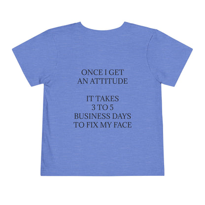 Fix My Face Toddler Unisex Short Sleeve Crewneck Tee