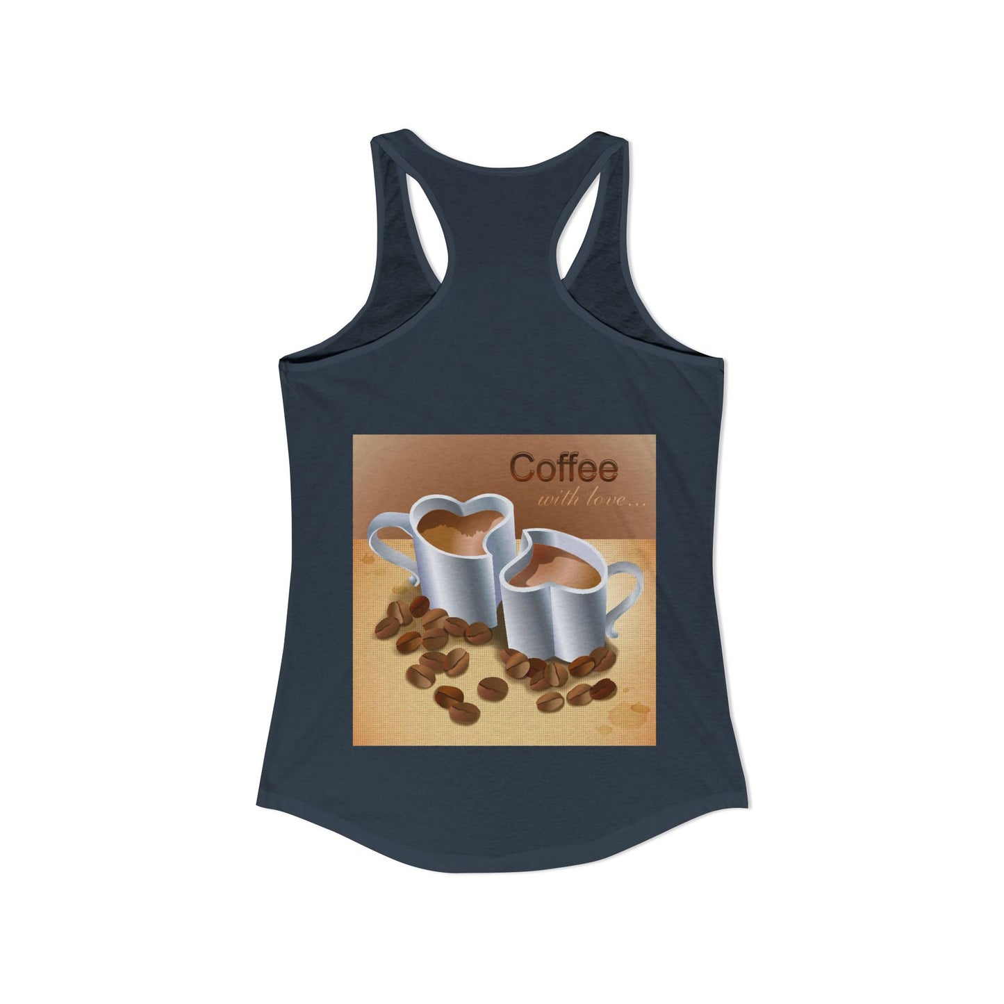 Coffee With Love Women's Racerback Tank