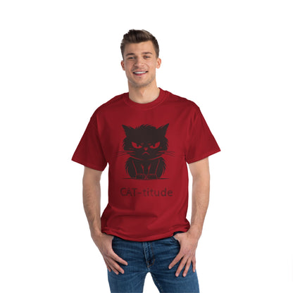 CAT-titude Men's Short-Sleeve Crewneck Tee