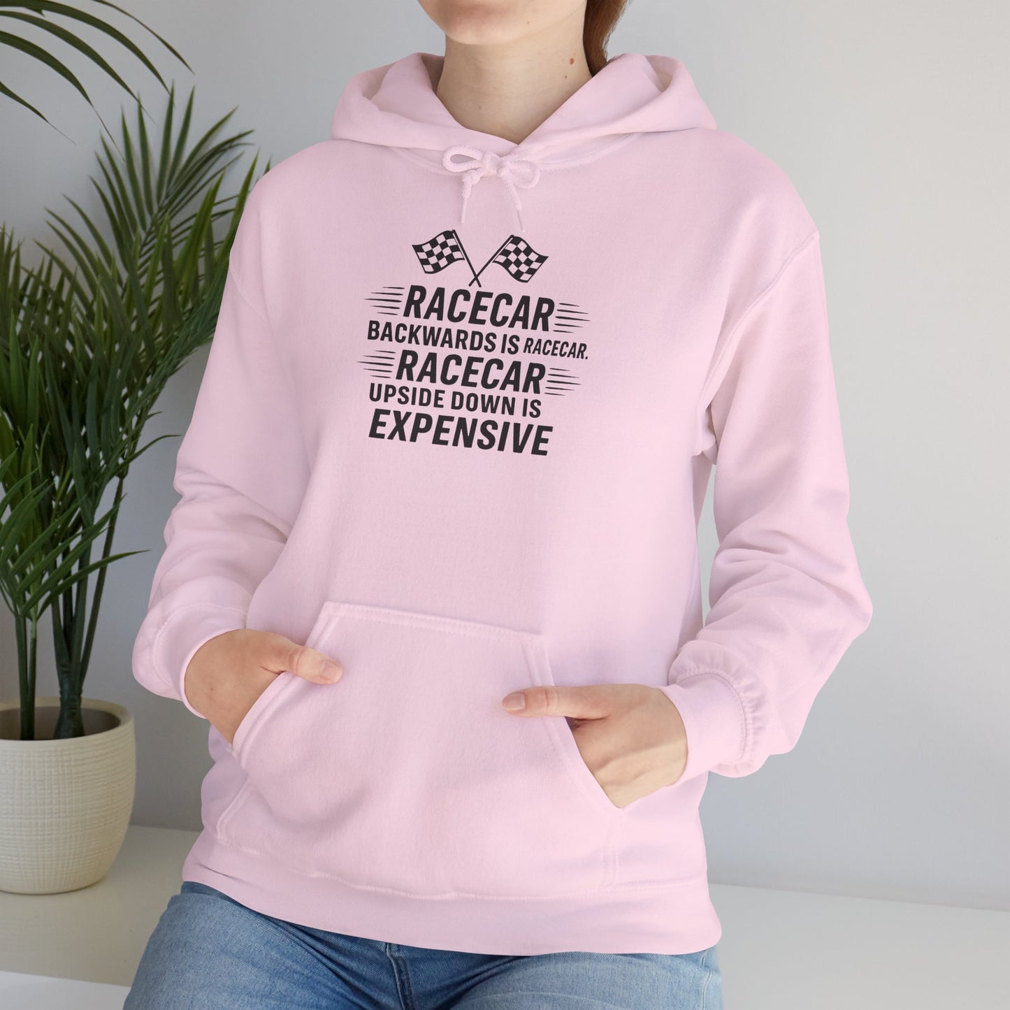 Racecar Backwards Unisex Hoodie