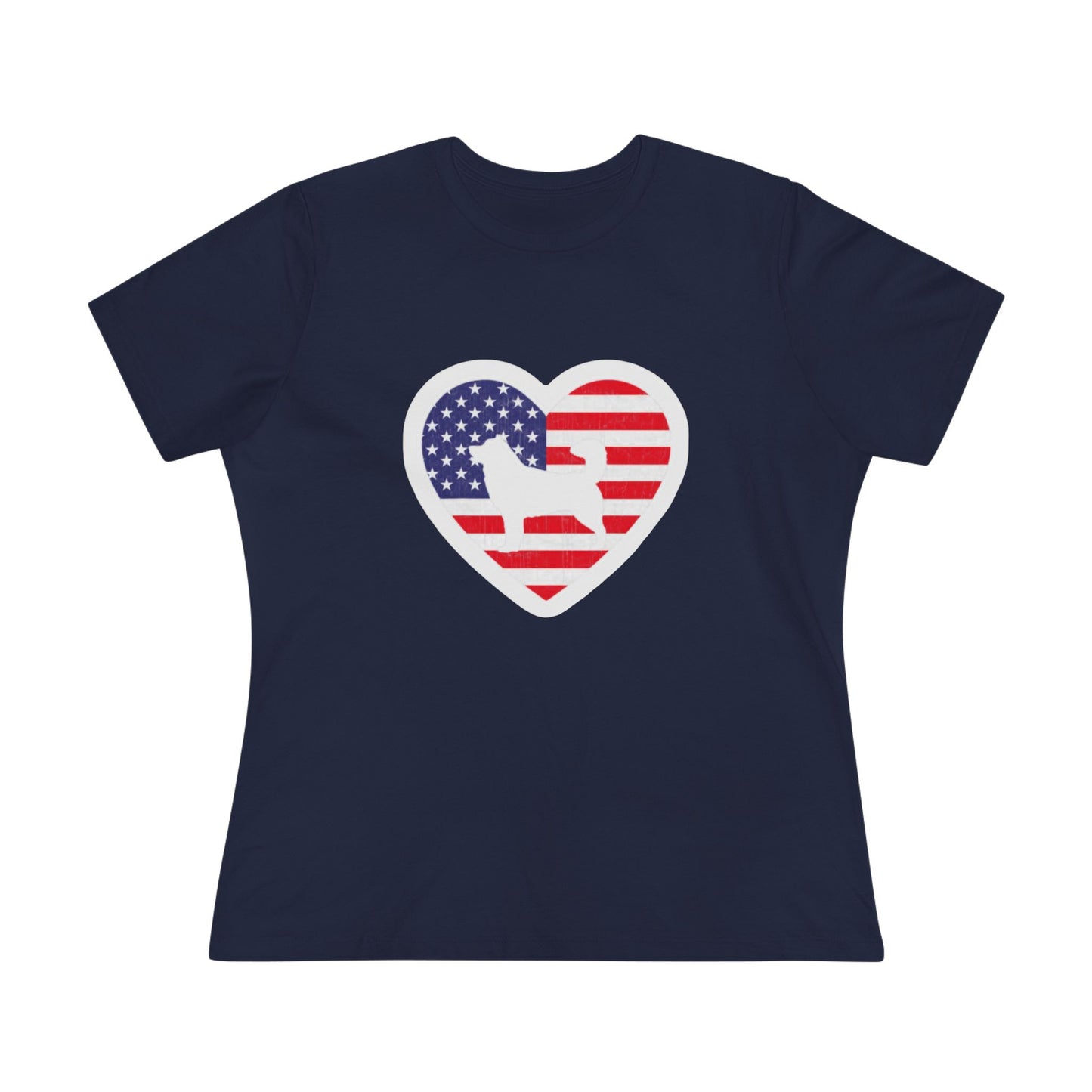 Malamute Flag Women's Short Sleeve Crewneck Tee