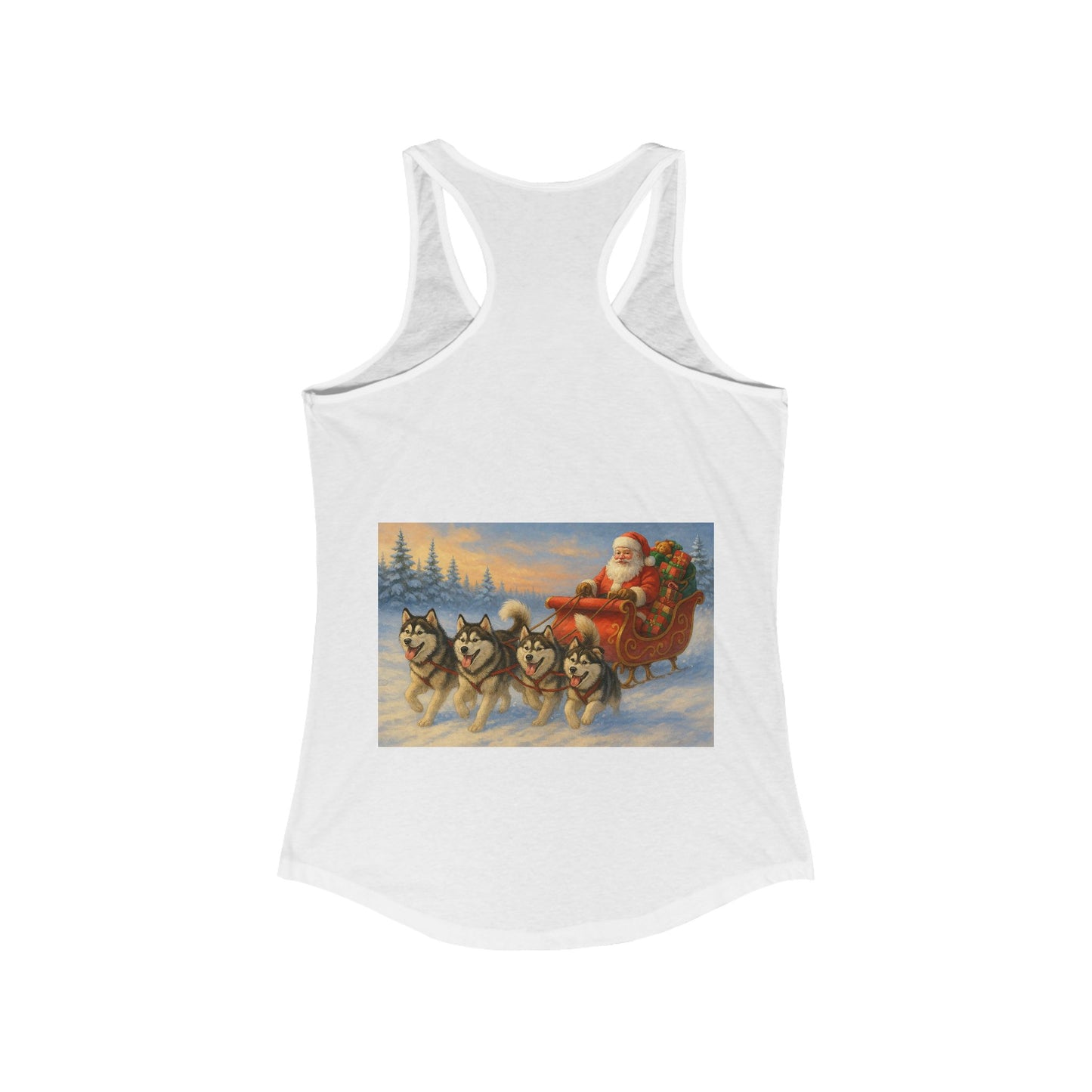 Dashing Through The Snow Women's Racerback Tank