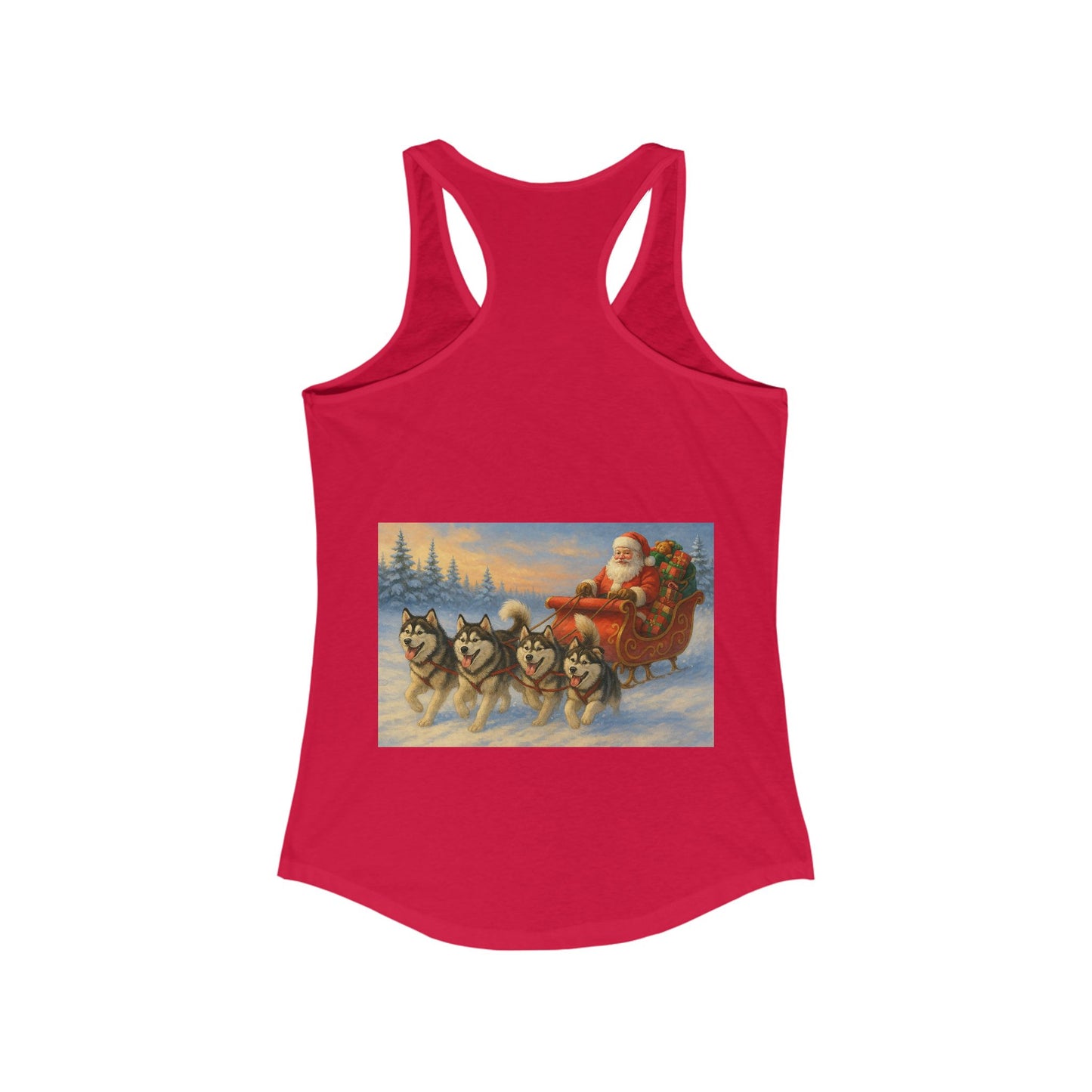 Dashing Through The Snow Women's Racerback Tank