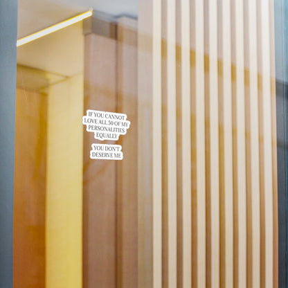 50 Personalities Vinyl Decal