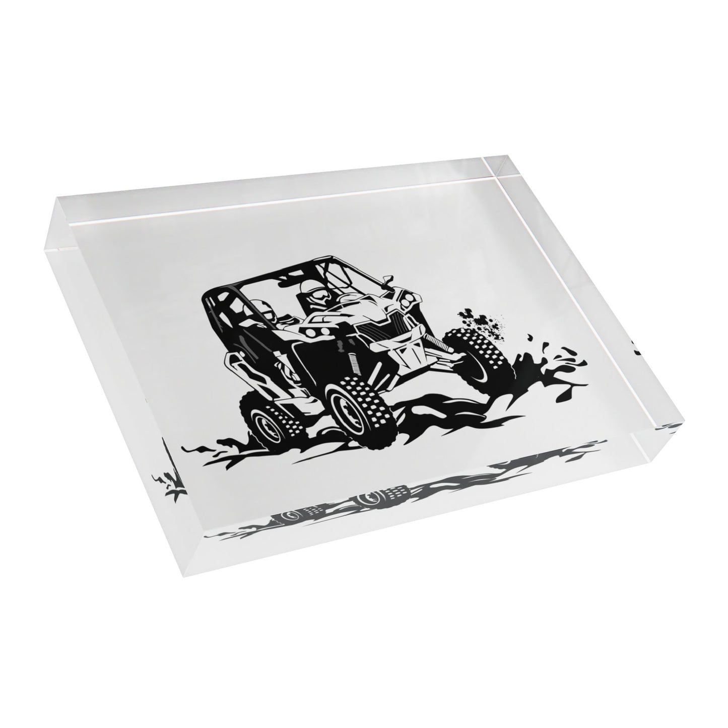 Slingin' Mud Side By Side Acrylic Photo Block