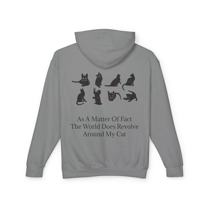 Matter Of Fact Cat Unisex Lightweight Hoodie