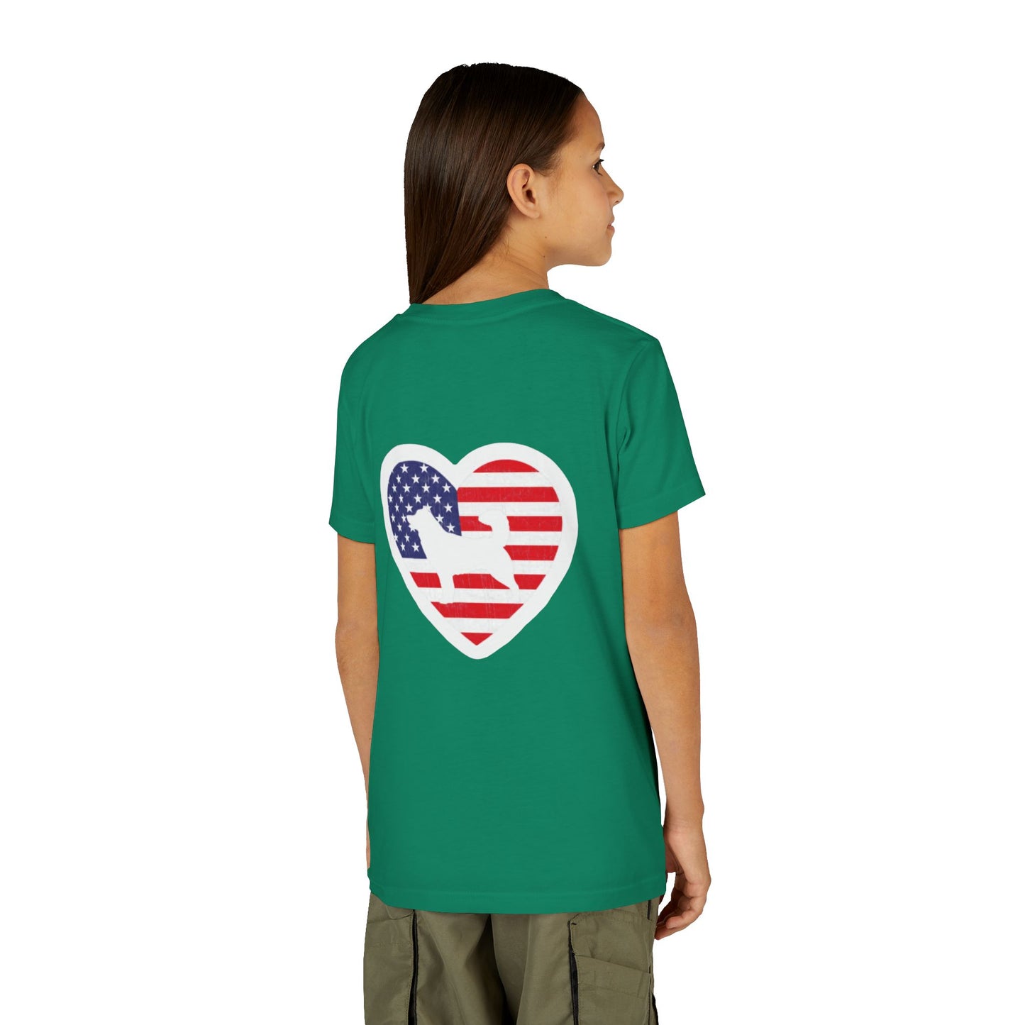 Malamute Flag Youth Unisex Short Sleeve Crewneck Tee