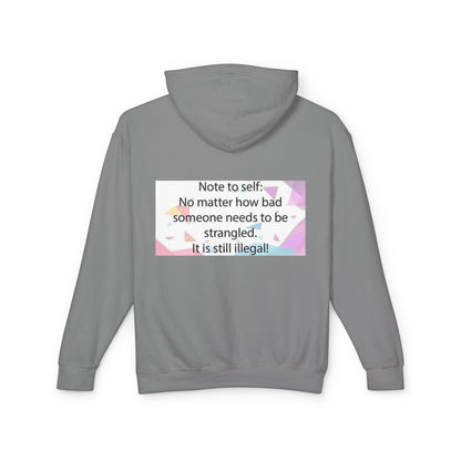Note to Self Unisex Lightweight Hoodie