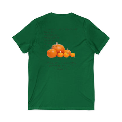 Fall In The South Unisex Short Sleeve V-Neck Tee